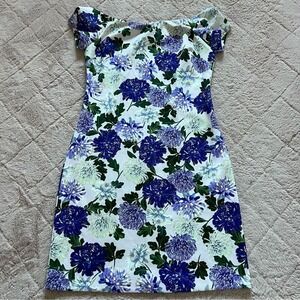 NWOT Sam Edelman Floral Off The Shoulder Sheath Dress Women's Size 4